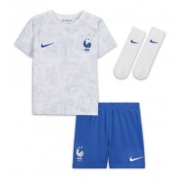 Fotbalové Dres Francie Antoine Griezmann #7 Dětské Venkovní MS 2022 Krátký Rukáv (+ trenýrky)